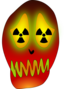 Skull And Nuclear Warning