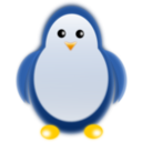 download Penguin clipart image with 0 hue color