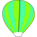 download Hot Air Balloon Work In Progress clipart image with 90 hue color