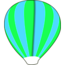 download Hot Air Balloon Work In Progress clipart image with 135 hue color