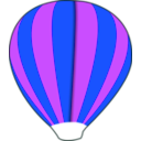 download Hot Air Balloon Work In Progress clipart image with 225 hue color
