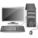 download Computer Station clipart image with 135 hue color