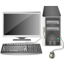 download Computer Station clipart image with 225 hue color