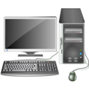 download Computer Station clipart image with 270 hue color