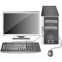 download Computer Station clipart image with 0 hue color