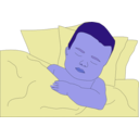 download Sleeping clipart image with 225 hue color