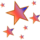download Stars clipart image with 90 hue color