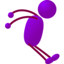 download Stickman clipart image with 90 hue color