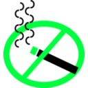 download No Smoking clipart image with 135 hue color