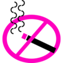 download No Smoking clipart image with 315 hue color