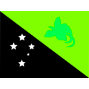 download Flag Of Papaua New Guinea clipart image with 90 hue color