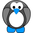 download Pinguin Zippo Project clipart image with 180 hue color