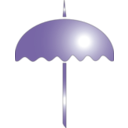 download Umbrella Icon clipart image with 315 hue color