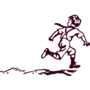 download Running Boy clipart image with 135 hue color