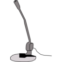download Microphone clipart image with 180 hue color