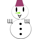 download Snowman clipart image with 90 hue color
