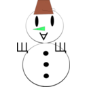 download Snowman clipart image with 135 hue color