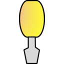 download Screwdriver clipart image with 180 hue color