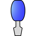 download Screwdriver clipart image with 0 hue color