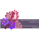 download Hibiscus Remixed clipart image with 270 hue color