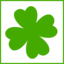 Eco Green Quatrefoil Icon