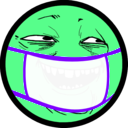 download Swine Influenza Smile clipart image with 90 hue color