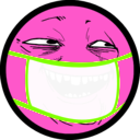 download Swine Influenza Smile clipart image with 270 hue color