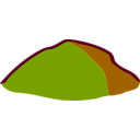 download Rpg Map Symbols Hill clipart image with 315 hue color