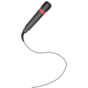 download Simple Microphone clipart image with 0 hue color
