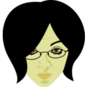 download Beauty No22 Nerd clipart image with 45 hue color