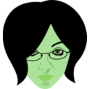 download Beauty No22 Nerd clipart image with 90 hue color