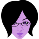 download Beauty No22 Nerd clipart image with 270 hue color