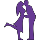 download Couple clipart image with 270 hue color