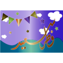 download Happy Eid clipart image with 45 hue color