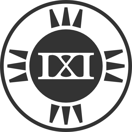 Fictional Brand Logo Ixi Variant C
