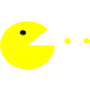 download Pac Man clipart image with 0 hue color