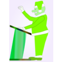 download Santa 2 clipart image with 90 hue color