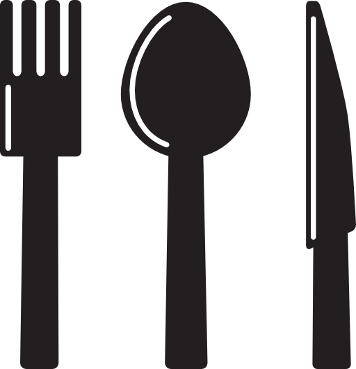 Kitchen Icon Knife Spoon Fork