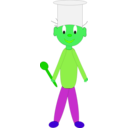 download Cook clipart image with 90 hue color