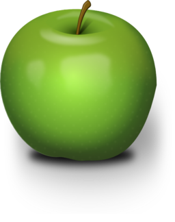 Photorealistic Green Apple