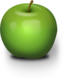 Photorealistic Green Apple