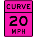 download Curve Speed 20 clipart image with 270 hue color