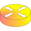 download Router clipart image with 180 hue color