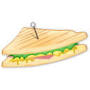 download Sandwich clipart image with 0 hue color