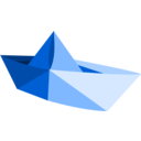 download Paper Boat clipart image with 45 hue color