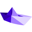 download Paper Boat clipart image with 90 hue color