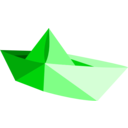 download Paper Boat clipart image with 315 hue color