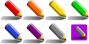 7 Color Pencils