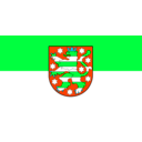 download Flag Of Thuringia clipart image with 135 hue color