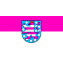download Flag Of Thuringia clipart image with 315 hue color